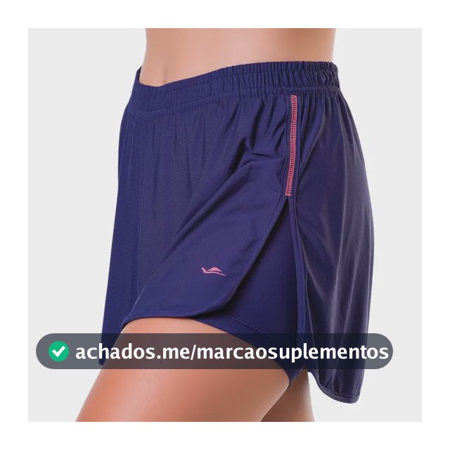 Short Feminino Academia Saia Fitness Corrida Poliamida Elite