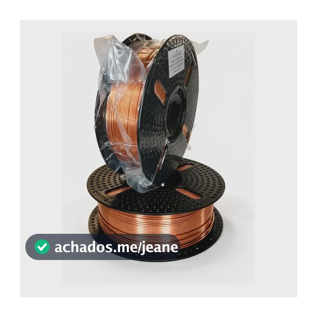 Filamento Impressão 3d Pla Silk 1 Kg Bronze - Profil Bronze