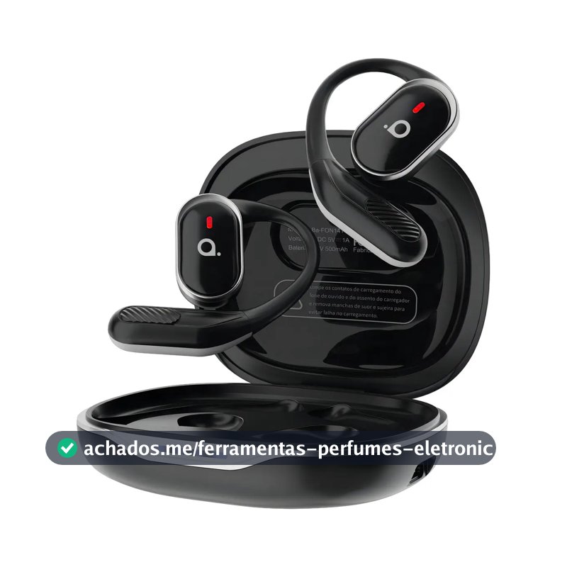 Fone De Ouvido Sem Fio Bluetooth Esportivo Ows Corrida Cor Preto
