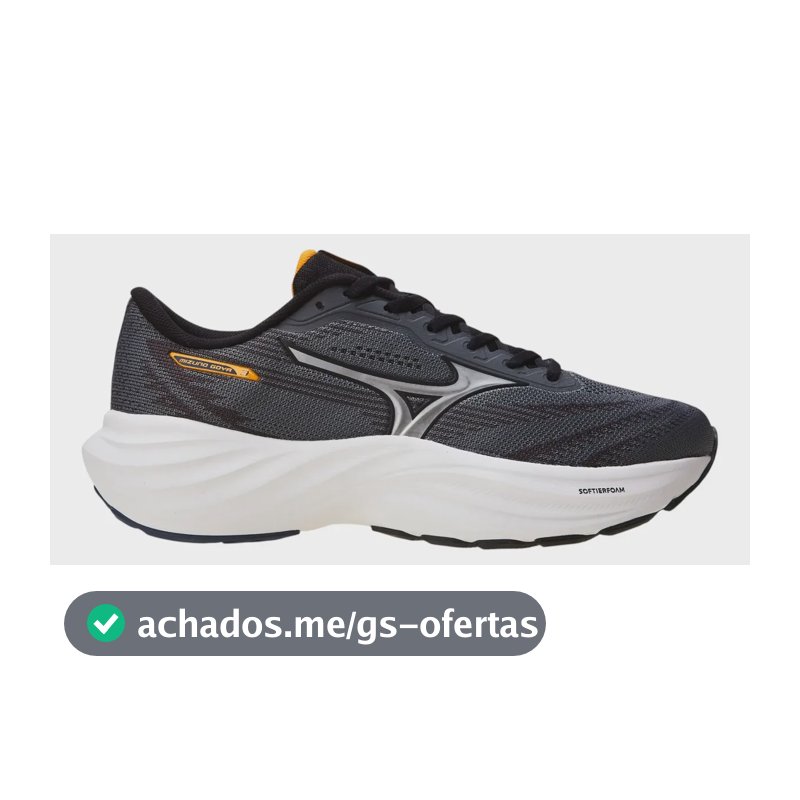 Tênis Esportivo Masculino Goya 3 Mizuno Cinza Liso 39 Br