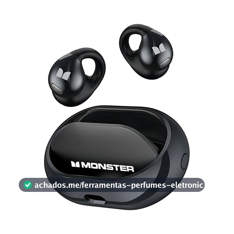 Monster E31-b Fone De Ouvido Esportivo Bluetooth Preto Preto