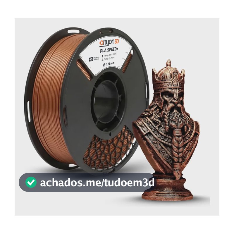 Filamento Pla Plus 1kg Impressão 3d Nacional - Cores Cor Bronze