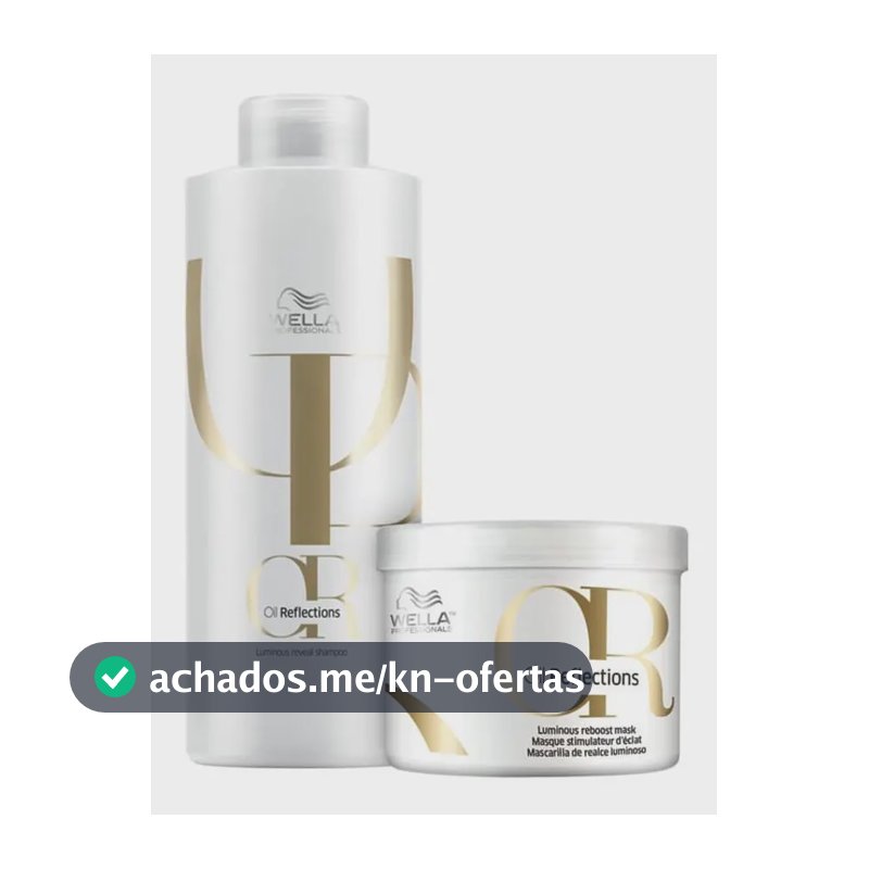 Wella Professionals Oil Reflections - Shampoo 1000ml + Máscara 500ml Kit