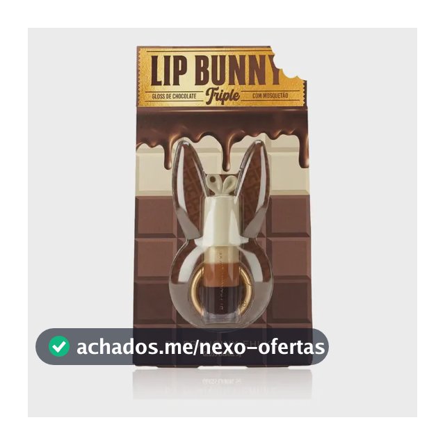 Gloss Labial Lip Bunny Triple - Fran By Franciny Ehlke Marrom