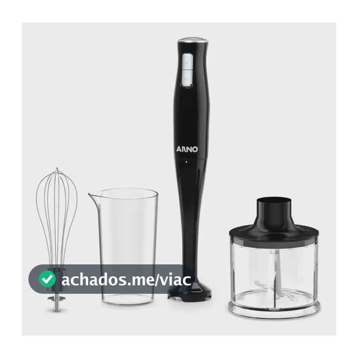 Mixer Arno Turbomix Pro 3 Em 1 Cor Preto 127v MX31