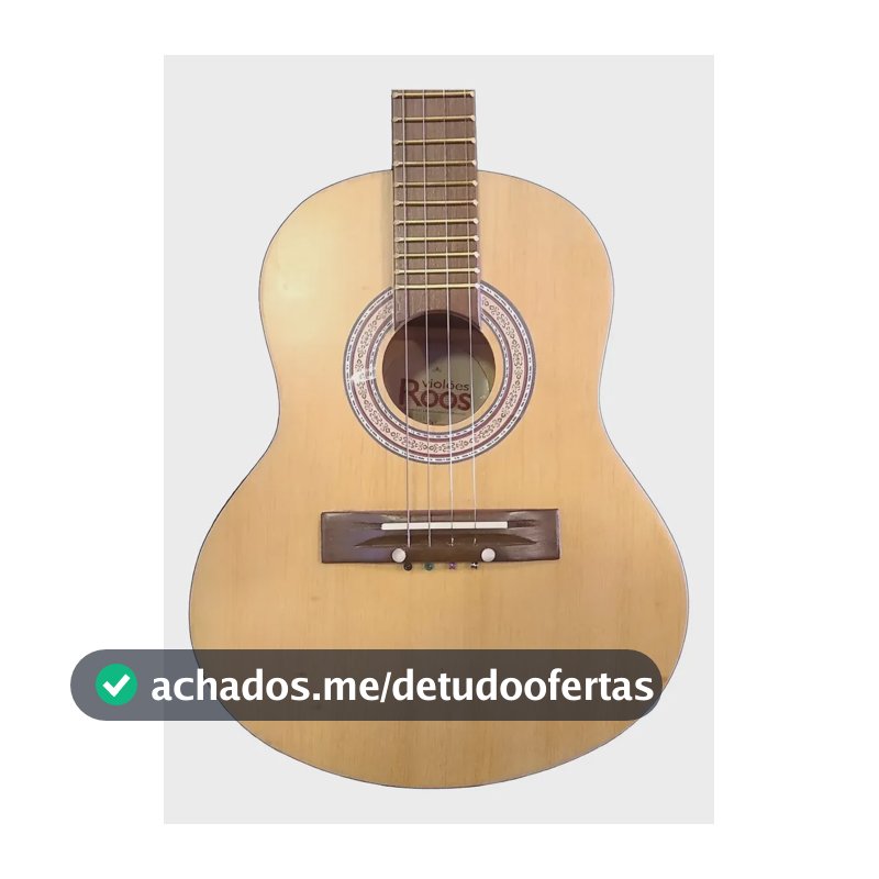 Cavaco Cavaquinho Roos Acustico Natural Estudante Aprendiz Natural