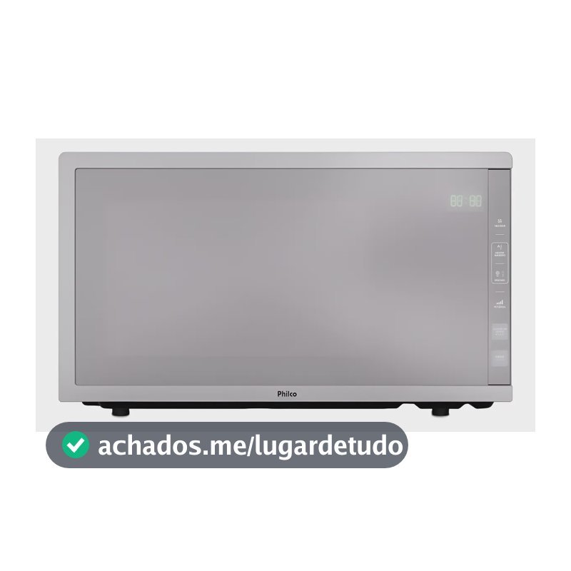Micro-ondas Philco 33l Acabamento Inox Espelhado Pmo38t 110v