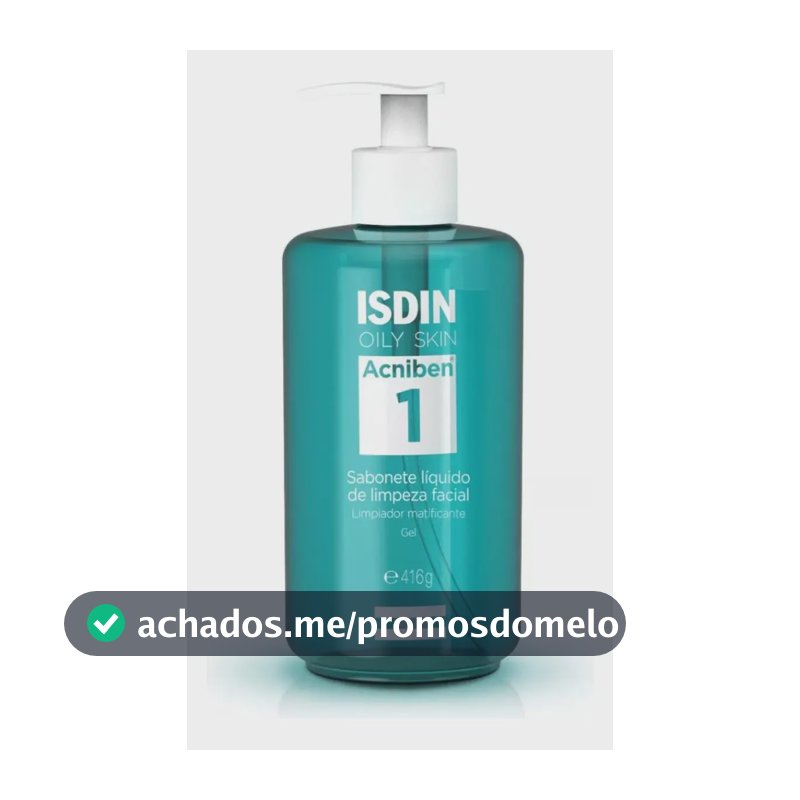 ISDIN Acniben Sabonete Líquido Facial Antioleosidade em Gel - 416g