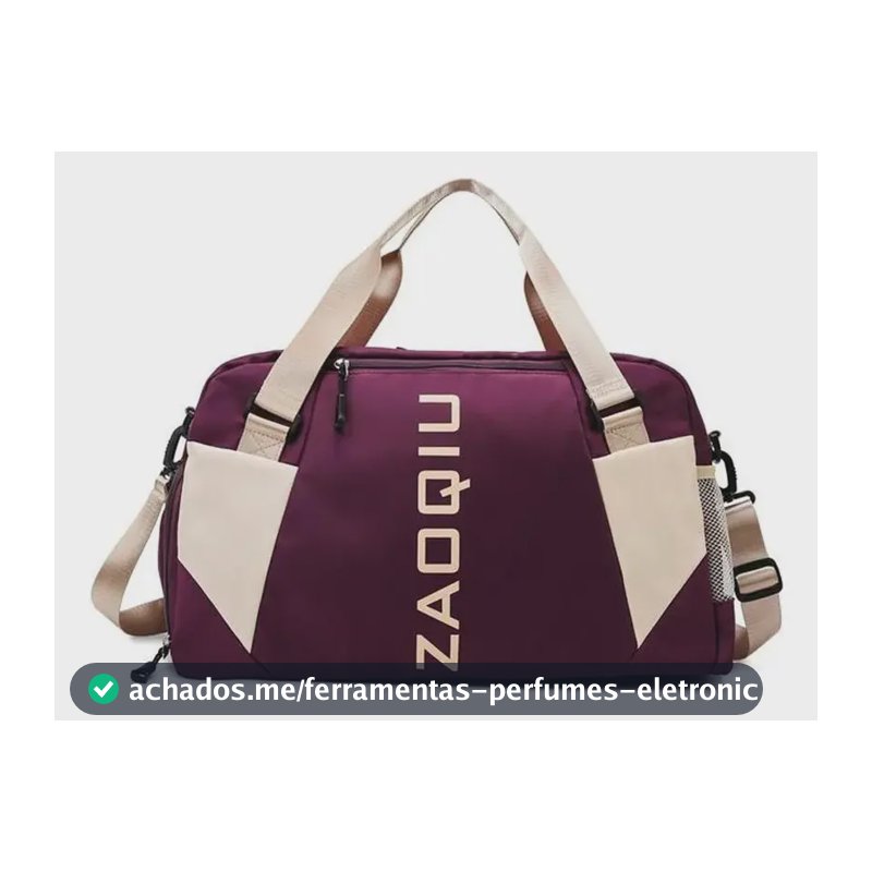Bolsa Mala De Mão 10kg Feminina De Bordo Viagem Grande Cor Vinho