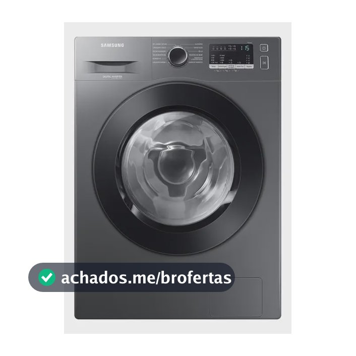 Lava E Seca Samsung Wd11m Com Digital Inverter Inox 11kg Cor Inox look