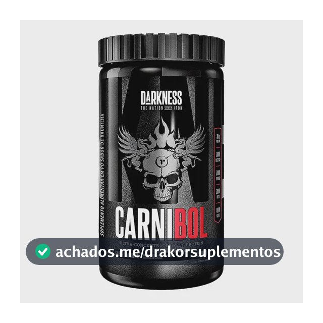 Carnibol Darkness Integralmédica Sabor Baunilha 900g Baunilha