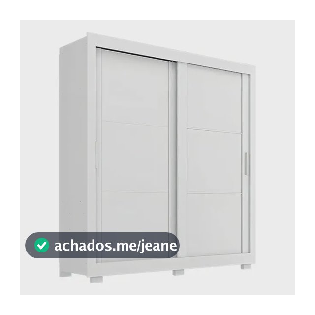 Guarda Roupas 2 Portas De Correr 4 Gavetas Titanium Zanzini