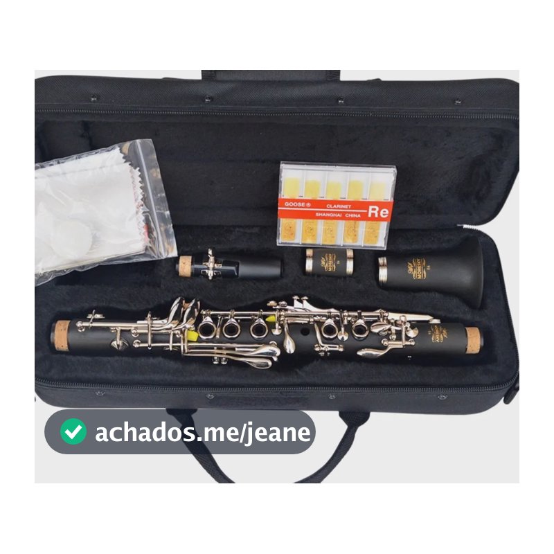 Clarinete Moresky Requinta Eb 17 Chaves Mib - Garantia E Nf Preto