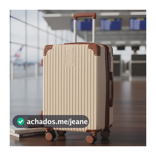 Mala De Bordo Mão 10kg Avião Com Rodas 360 Blacklions Cabine Bege Listras