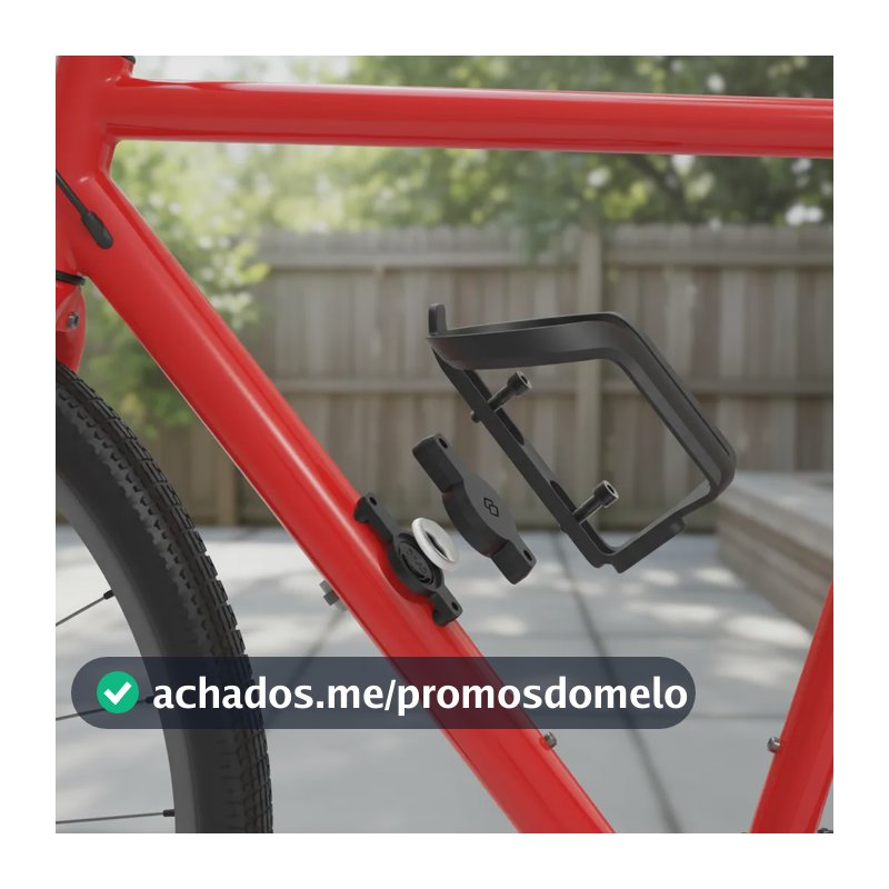 Suporte P/ Rastreador Bicicleta Compátivel C/ Airtag Apple. Preto
