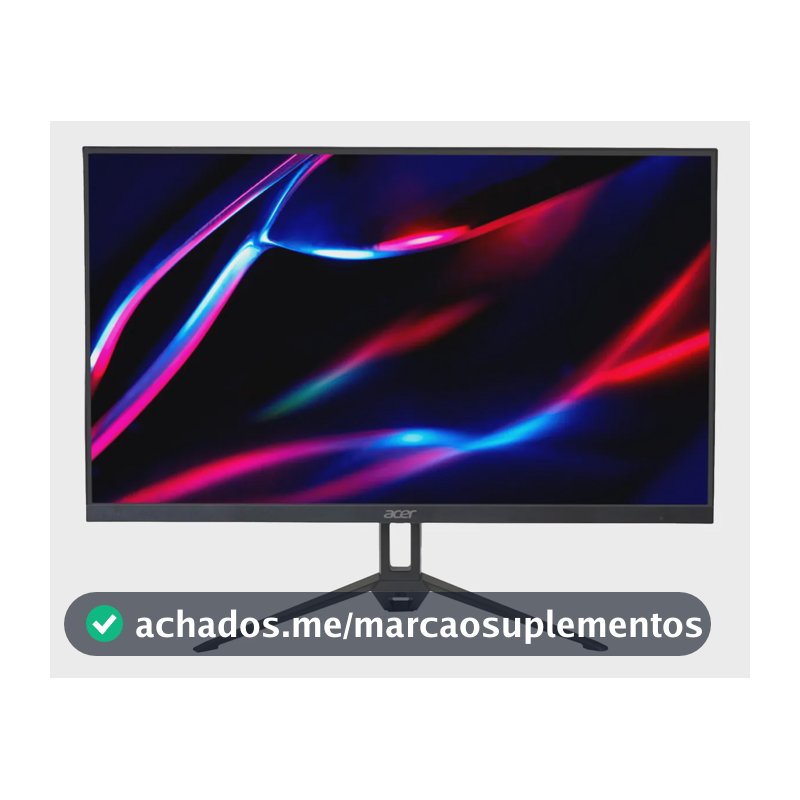 Monitor Gamer 27" Acer Nitro KG3 KG273 G0bi com Tela IPS Full HD 120Hz 1ms VRB Adaptive Sync Game Mode AcerVision Care e Design ZeroFrame