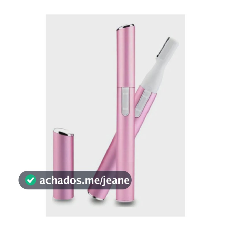 Depilador Elétrico Skysuper Groomer Buço Sobrancelha Rosa NS-668