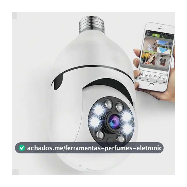 Câmera IP Wi-Fi Yoosee 360º Full HD Espiã Segurança Bivolt Branca