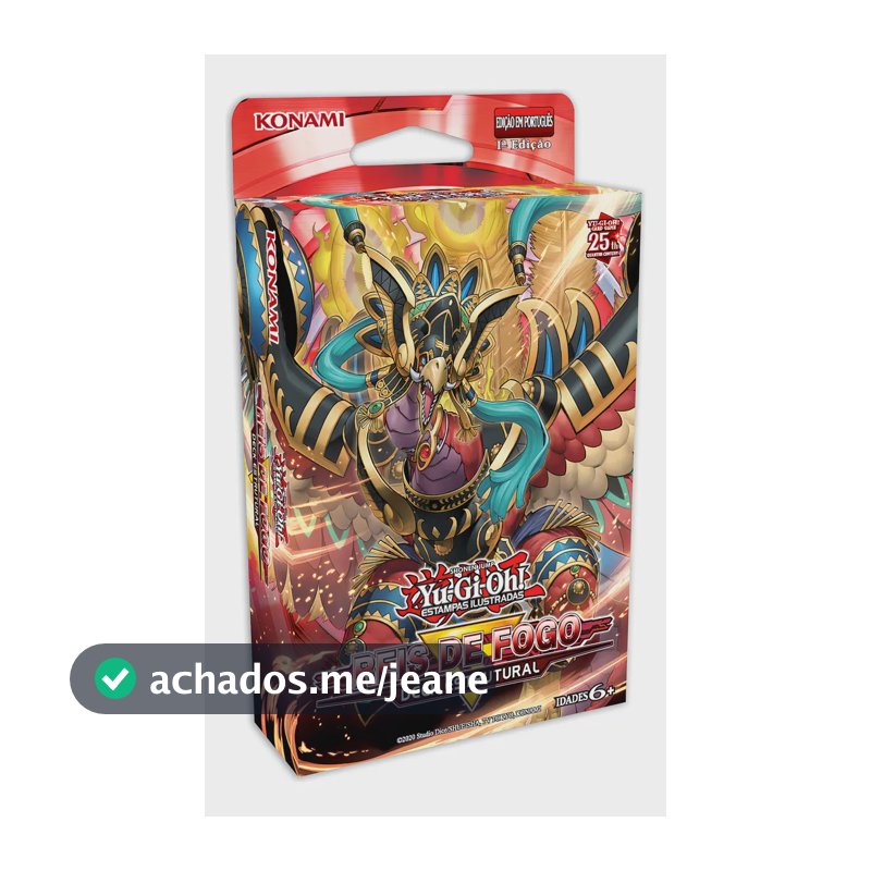 Deck Estrutural Yu-Gi-Oh! Reis de Fogo Konami 48 Cartões Português