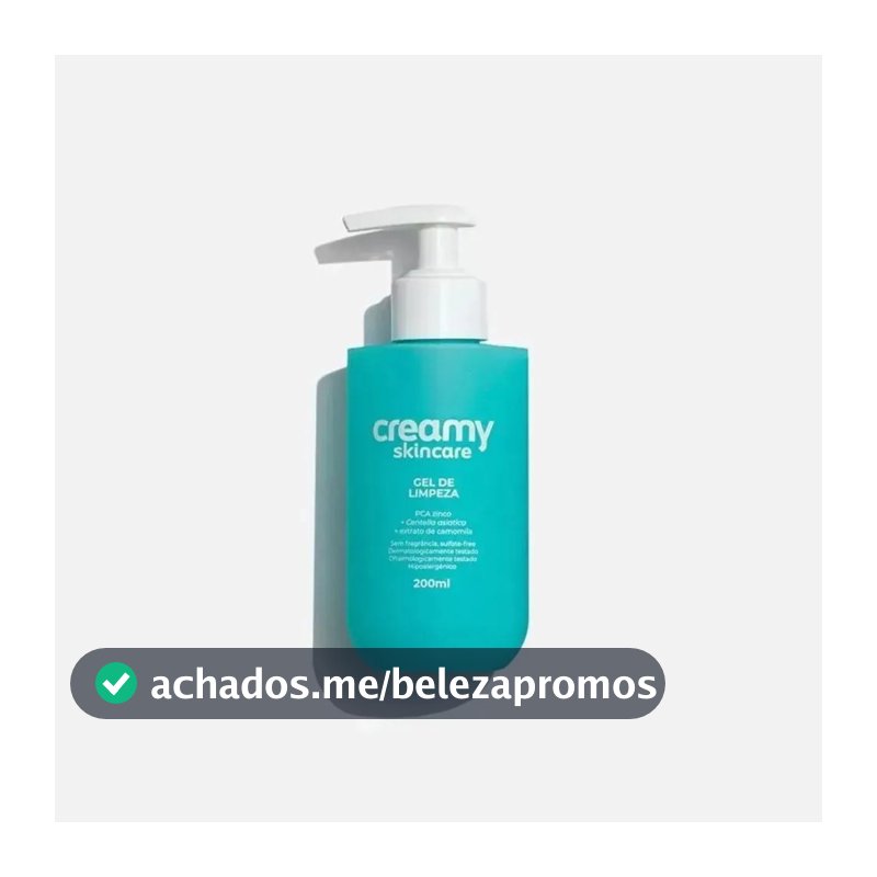 Gel De Limpeza Creamy Sem Fragrância 200ml