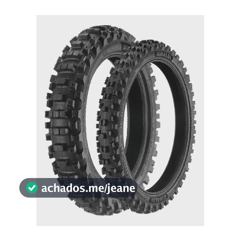 Par Pneu Crf 250f 80/100-21 + 110/100-18 Ms49 Rinaldi