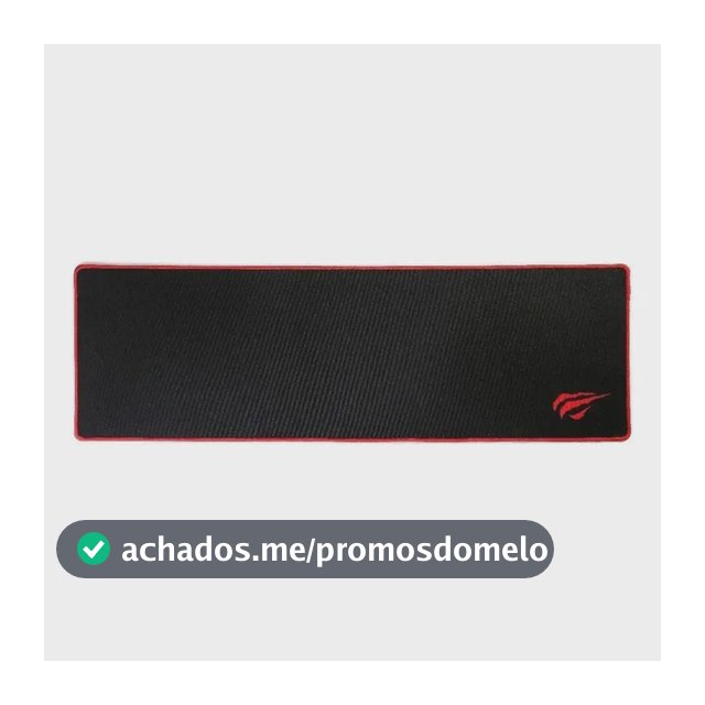 Mouse Pad gamer Havit Gamer HV-MP830 de borracha e tecido Magic Eagle 30cm x 90cm x 3mm preto
