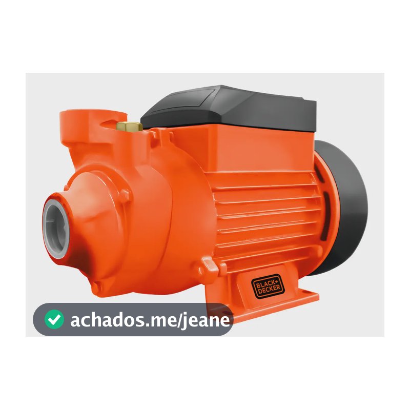 Bomba D'água Periférica Mono 0,5hp Bdxwpsfqb60 Black&decker Cor Laranja Fase Elétrica Monofásica