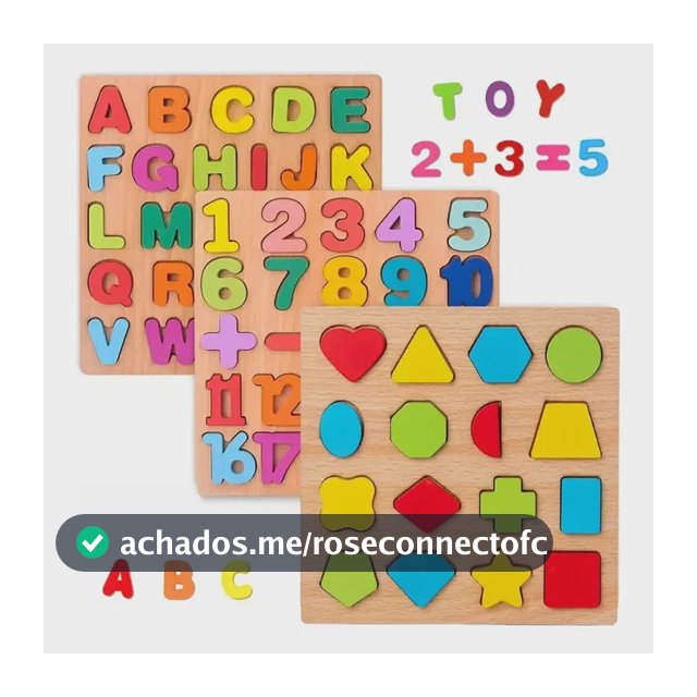Kit 3 Jogos Brinquedos Educativos Numeros Letras Alfabeto Colorido