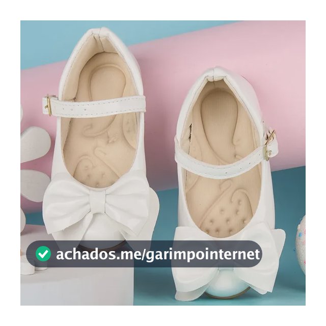 Sapatilha Infantil Batizado Menina Boneca Sapato Feminino