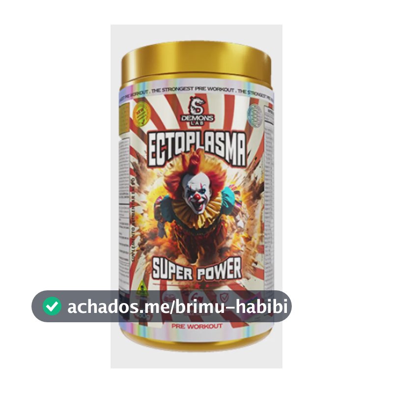 Cafeína Demons Lab Pré Treino Ectoplasma em pó sabor Tutti frutti x 480g