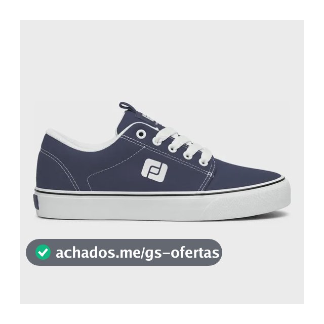 Tênis Skate Freeday Combat Masc/fem - Diversas Opções + Nf Marinho/branco 37 Br