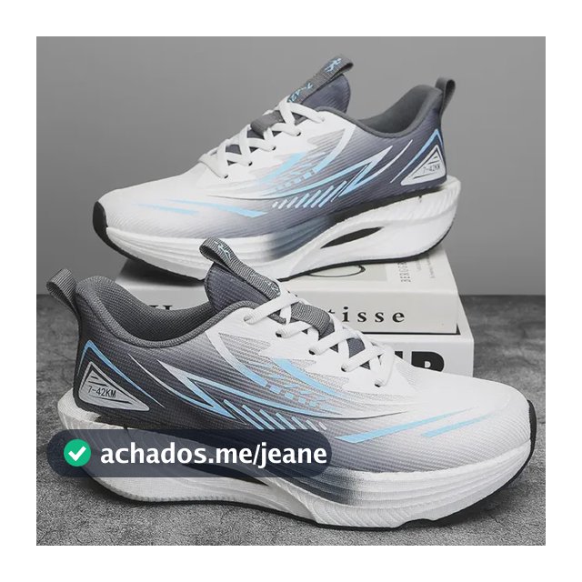 Tênis De Corrida Macio E Fashion Com Placas De Carbono  Preto 36  Eu