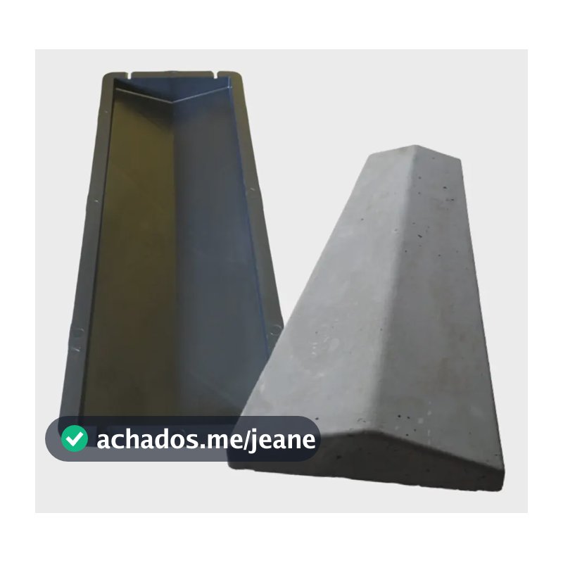 Molde Forma Pingadeira 60x19x5 Rebordeira Chapim P Muro Capa