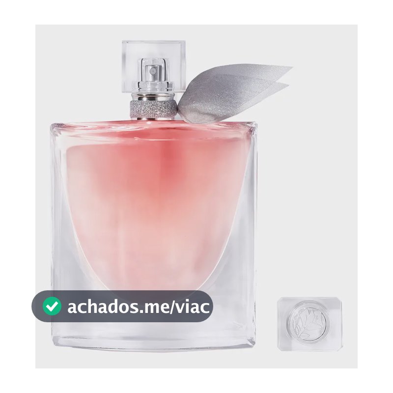 Perfume Feminino L' Eau de Parfum Fragrância Floral Gourmand Inebriante com Notas de Íris Nobre, Baunilha e Pralinê La Vie Est Belle Lancôme, Frasco com 100ml