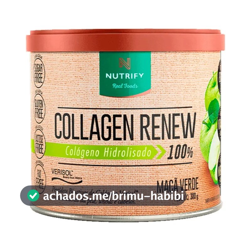 Collagen Renew Sabor Maçã Verde - Nutrify 300g