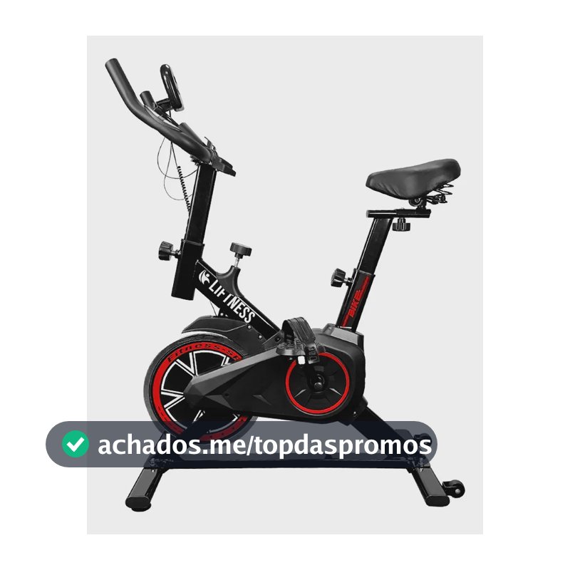 Liftness Bicicleta Ergométrica Spinning Profissional 120kg Silenciosa