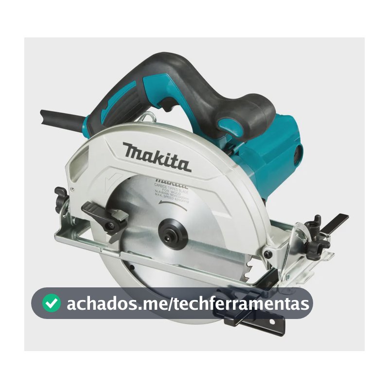 Serra Circular Para Madeira 7.1/4pol 1600w - Hs7010 Makita Cor Azul-turquesa