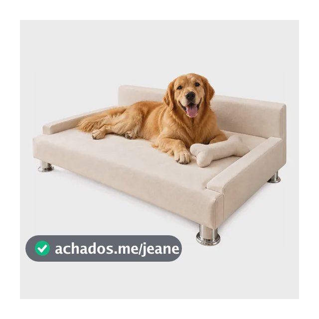 Cama Pet Luxo Mini Sofá Poltrona Premium Cães E Gatos 90cm