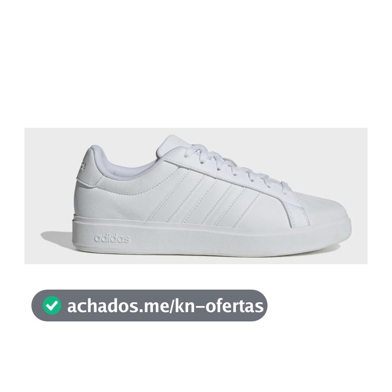 Tênis Masculino Streettalk adidas Ftwwht Ftwwht Ftwwht Liso 39 Br