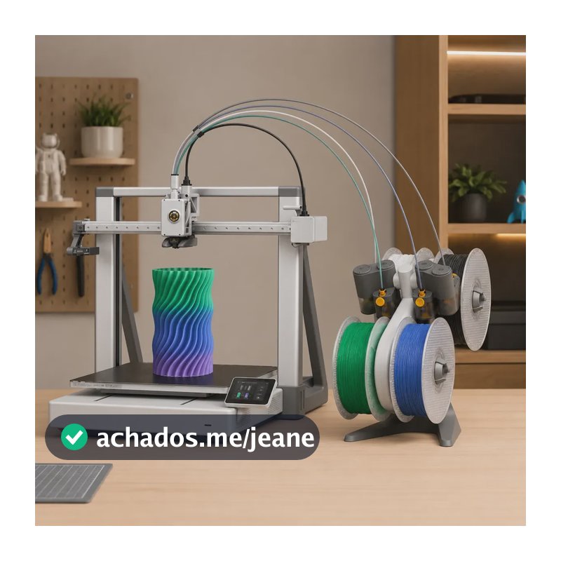 Impressora 3d Bambu Lab A2l Combo Ams Lite Multicolor 220v 220v Cinza