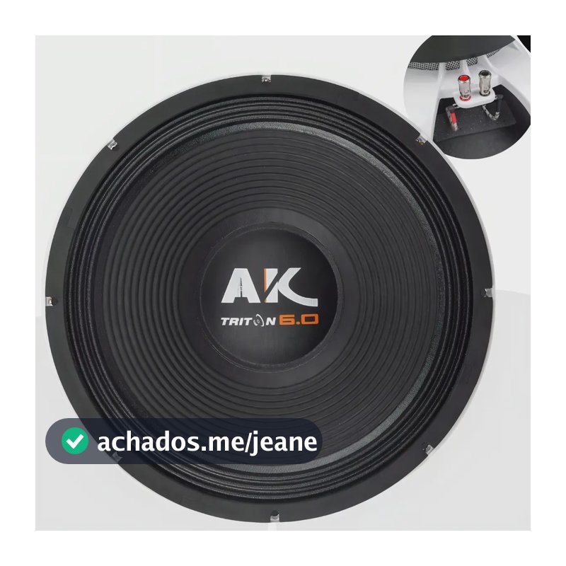 Alto Falante Triton Ak 6.0 15 Pol 3000w Rms 4ohms Branco