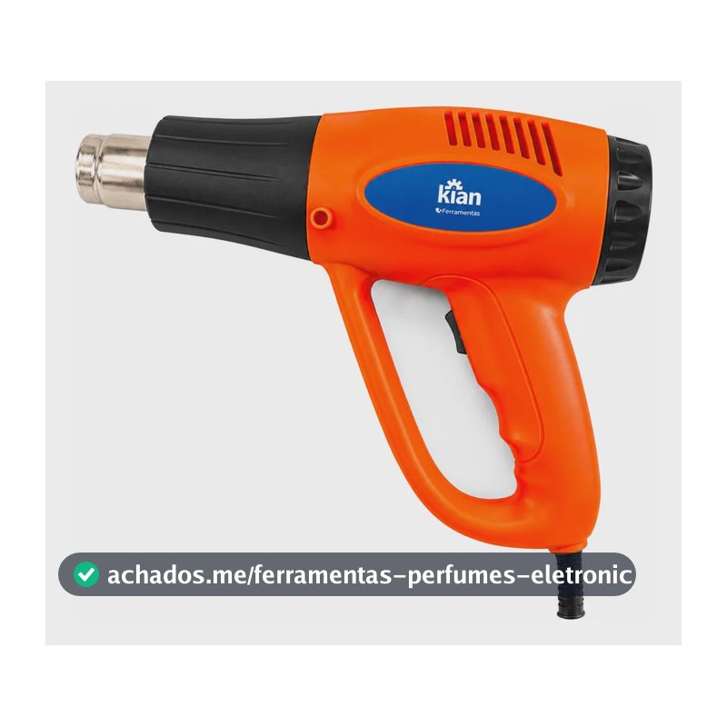 Soprador Térmico 1500/2000w 2 Estágios Ar Quente St-101 Kian Laranja 127v