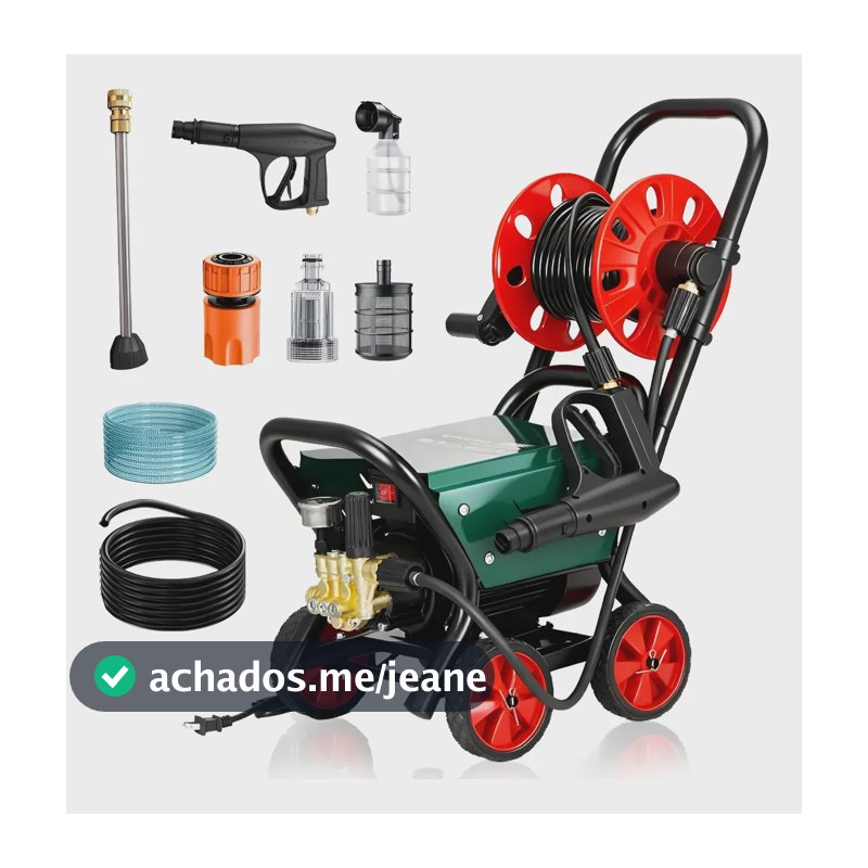 Soarfly Lavadora De Alta Pressão Portátil 12 L/min 5800 W Verde 220v 60hz