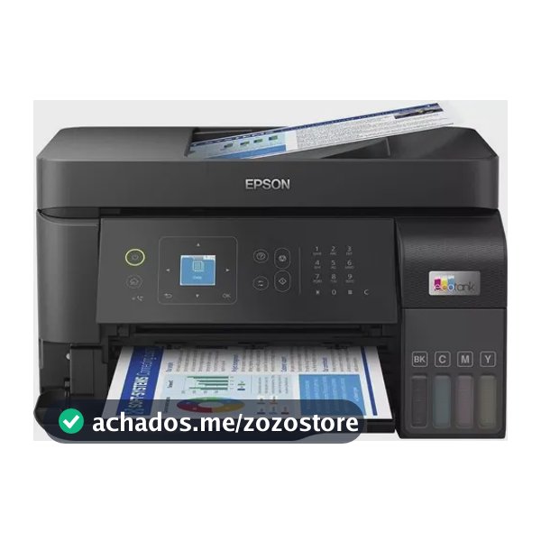 Impressora Multifuncional Epson Ecotank L5590 - Tanque de Tinta Colorida USB Wi-Fi