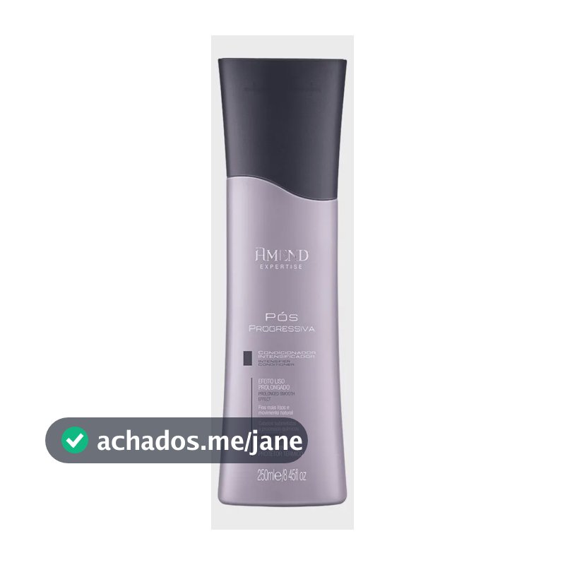 Condicionador Intensificador Pós Progressiva - 250ml Amend