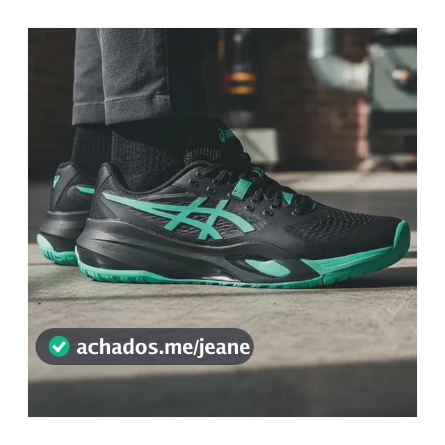 Tenis Asics Gel-resolution X Black/aurora Green Performance Preto 40 Br