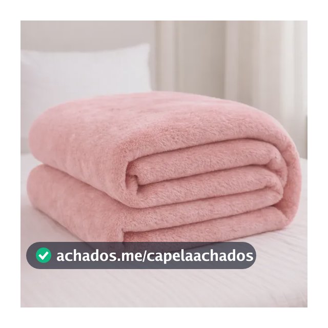 Coberta Manta Soft Casal Microfibra Anti-alérgica Dupla Face