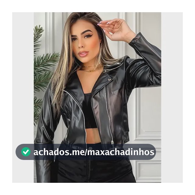 Jaqueta Feminina Courinho Com Zíper Gola Polo