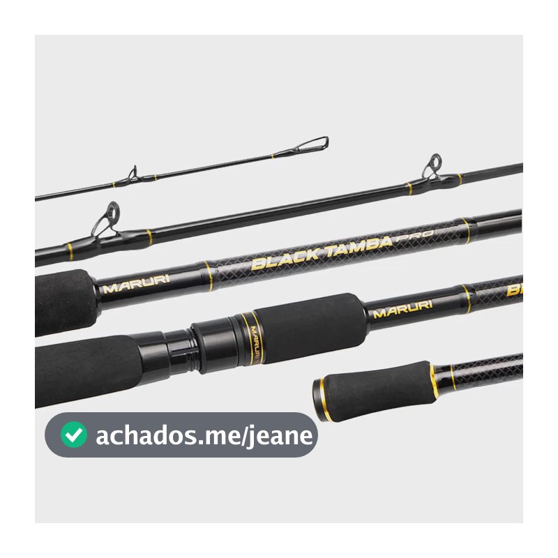 Vara Para Molinete Black Tamba Pro S702h 2,10mts 30-60lbs 2 Partes - Maruri
