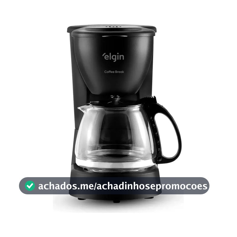 Cafeteira Elétrica 15 Xícaras Elgin Coffee Break Preta